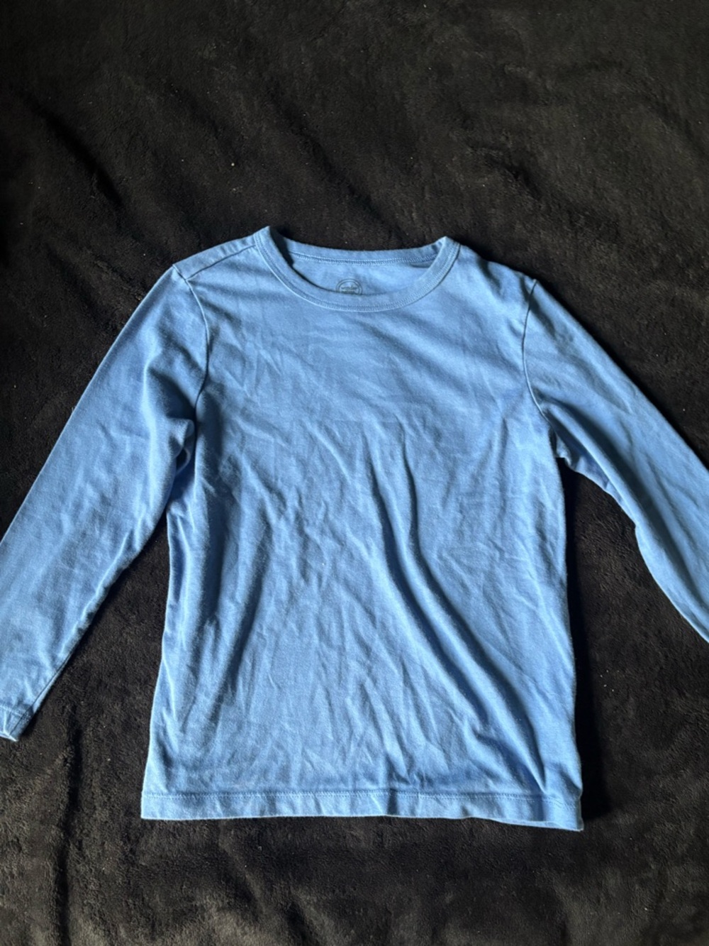 wonder nation Blue Long-Sleeve Crewneck Tee